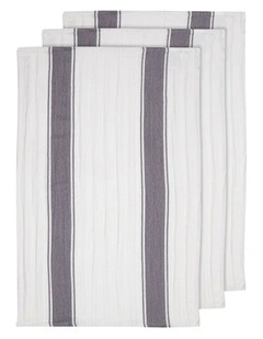 Kitchen Towel 3 Pack in Charcoal