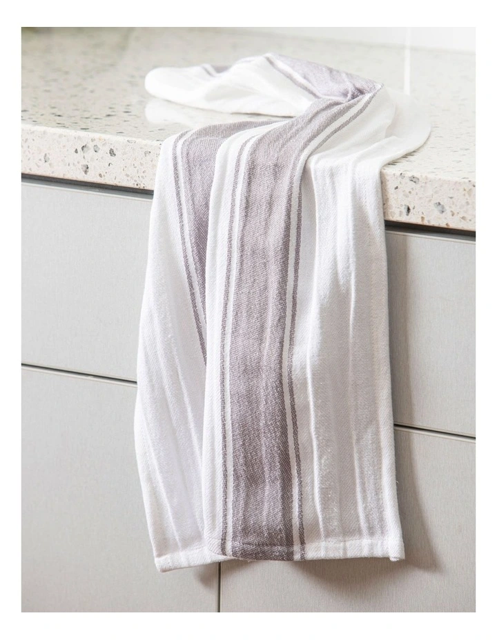 Kitchen Towel 3 Pack in Charcoal image 2