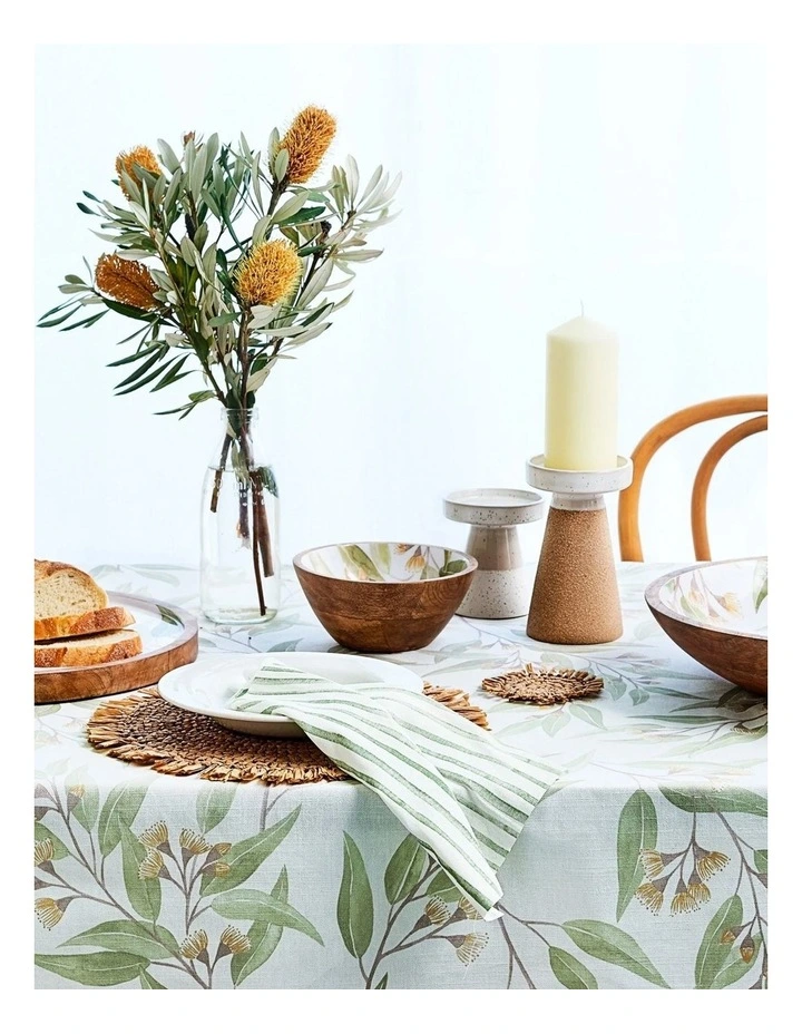 Flowering Gum Teatowel Pack Of 3 in Green image 2