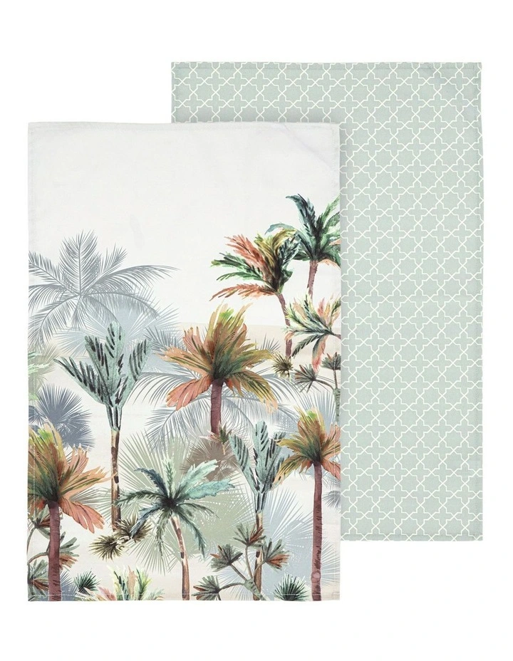 Palms 2pk Kitchen Towel image 1
