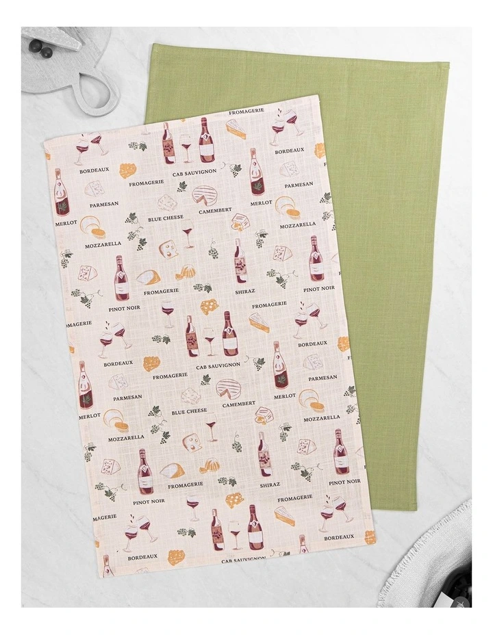 Entertain 2pk Kitchen Towel image 2