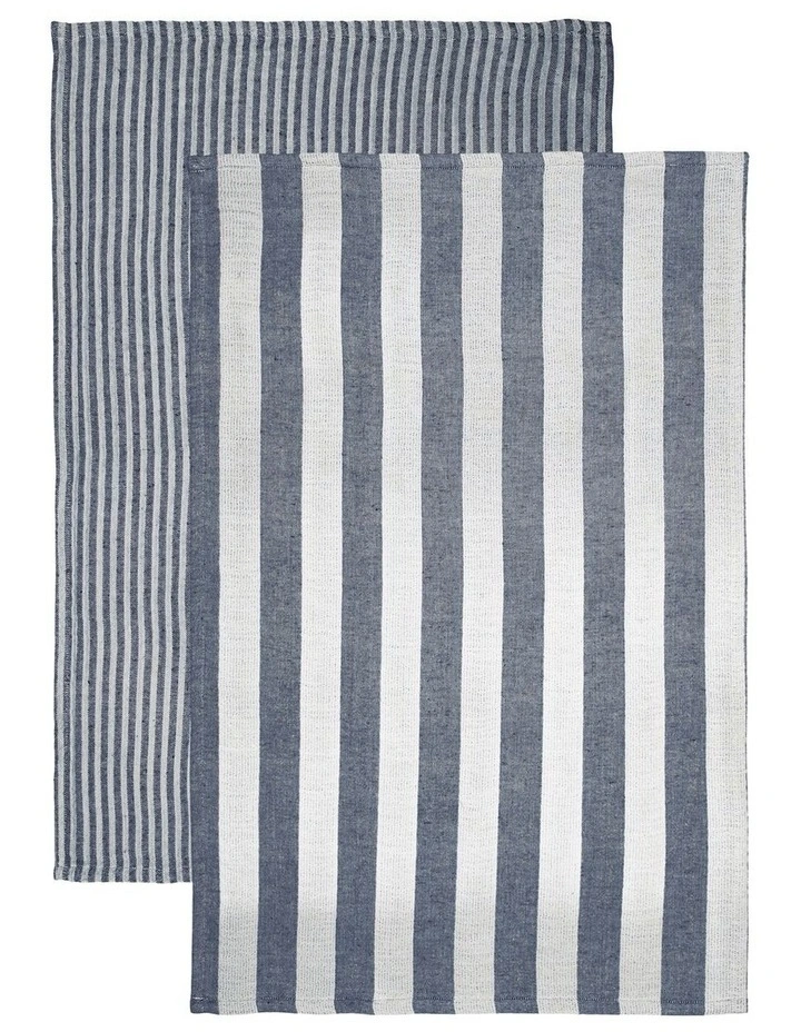Maison Blue 2pk Kitchen Towel image 1