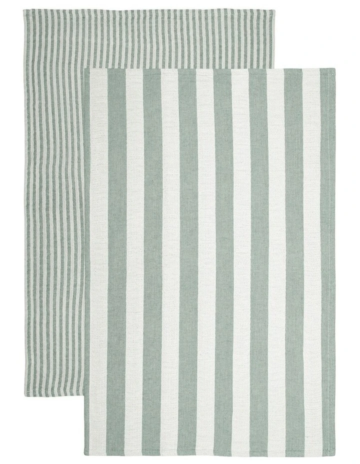 Maison Green 2pk Kitchen Towel image 1