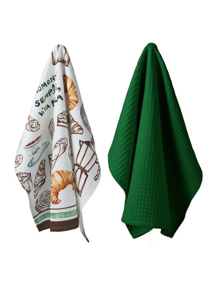 Aperitivo Club Dolce Tea Towel 50x70cm Set of 2 Assorted image 2