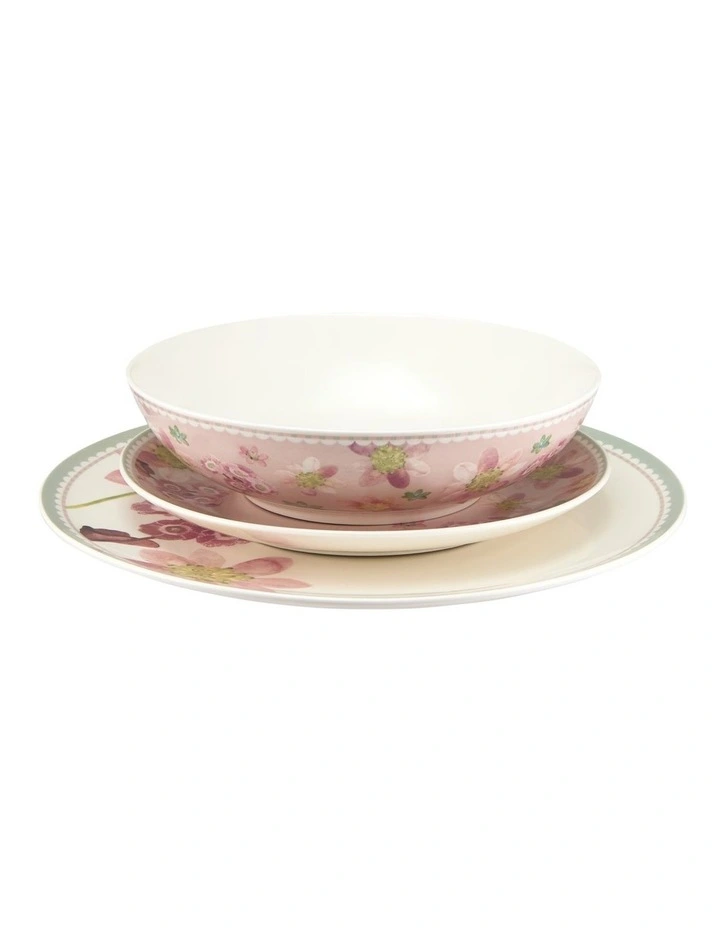Primula Coupe Dinner Set 12 Piece Gift Boxed in Pink image 5
