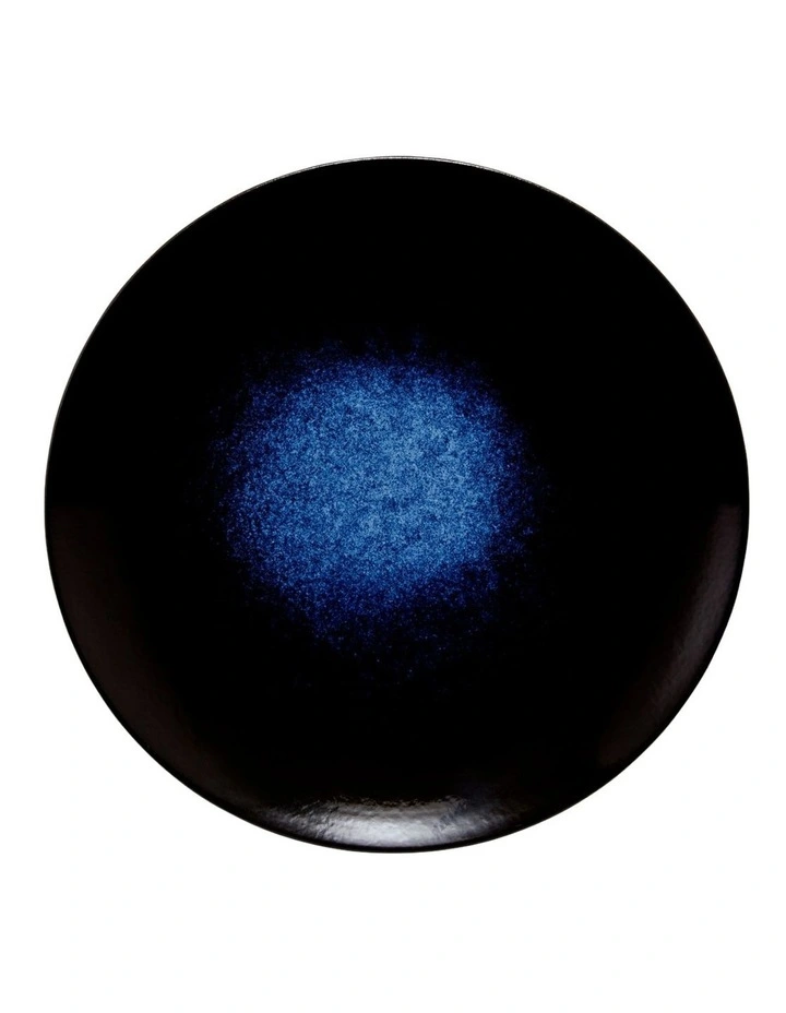 Caviar Midnight Coupe Dinner Set 12 Piece Gift Boxed in Black/Blue image 3