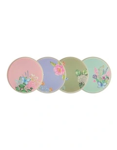 Botanica Melamine Plate 20x2cm Set of 4 in Multi