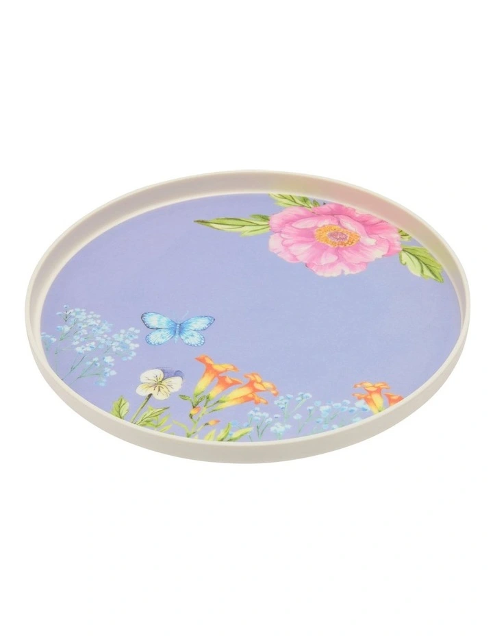 Botanica Melamine Plate 20x2cm Set of 4 in Multi image 3