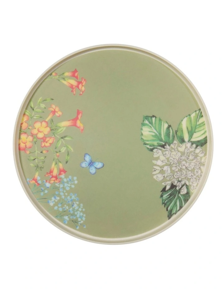 Botanica Melamine Plate 20x2cm Set of 4 in Multi image 4