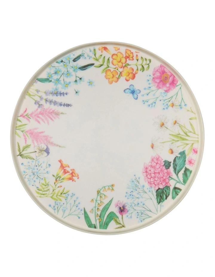 Botanica Melamine Plate 25.5x2 cm Set of 4 in Multi image 1