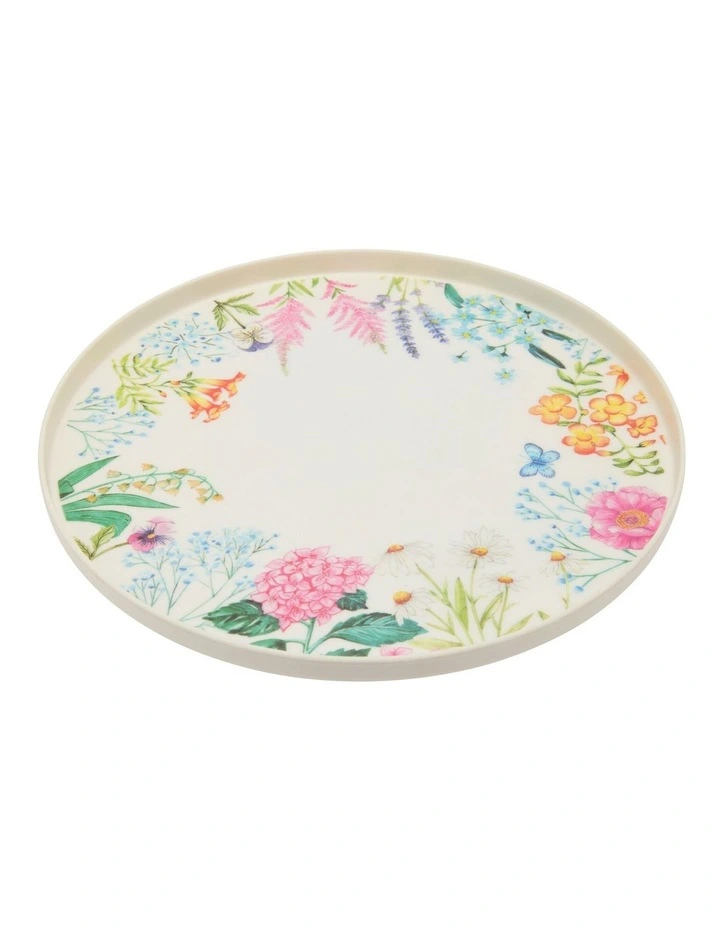 Botanica Melamine Plate 25.5x2 cm Set of 4 in Multi image 2