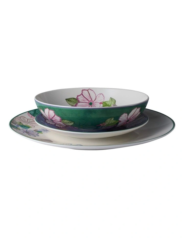 Poppy Love Dinner Set 12 Piece in Purple image 2