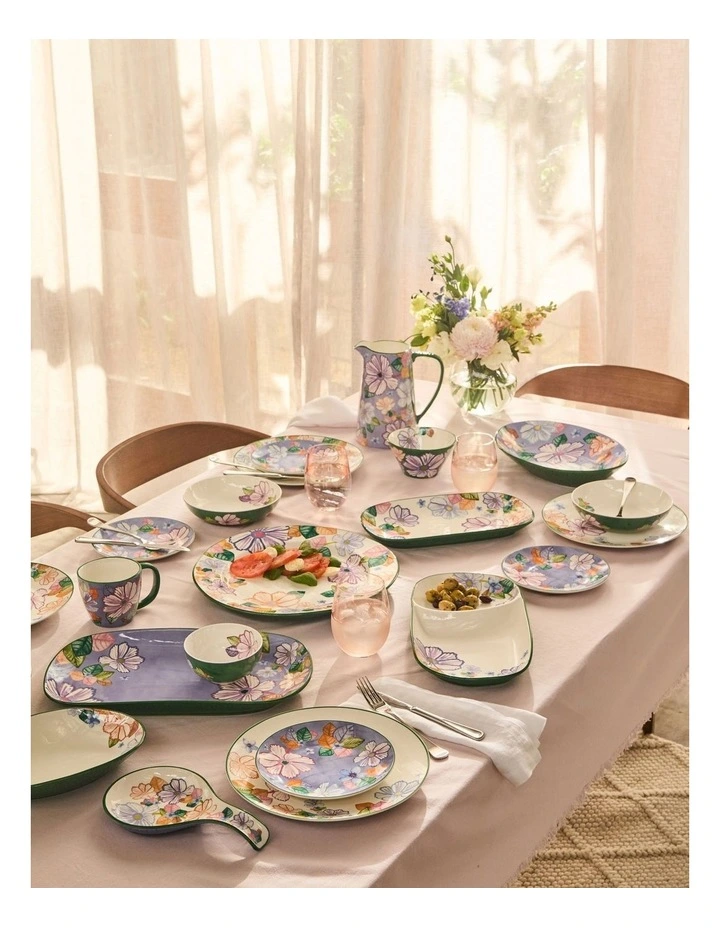 Poppy Love Dinner Set 12 Piece in Purple image 5