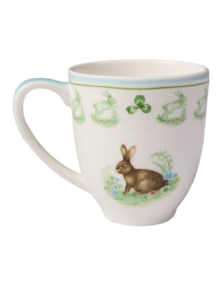 Clover and Cotton Tail Children's 3 Piece Bunny Dinner Set Gift Boxed in Multi image 3