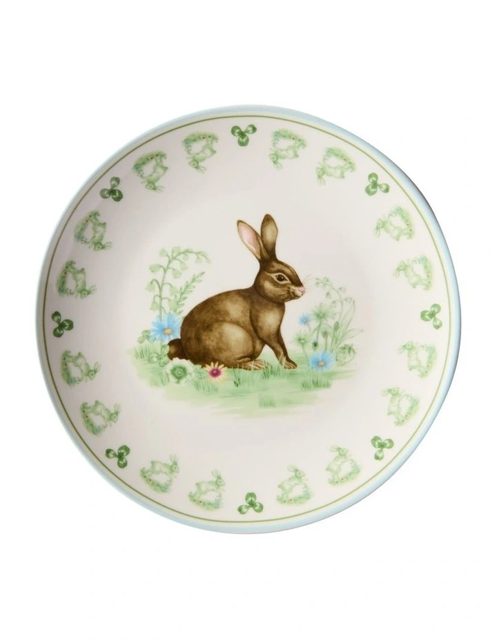 Clover and Cotton Tail Children's 3 Piece Bunny Dinner Set Gift Boxed in Multi image 5