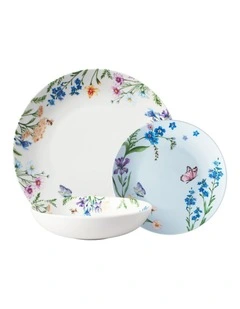 Fluttering Meadow Coupe 12 Piece Dinner Set Gift Boxed