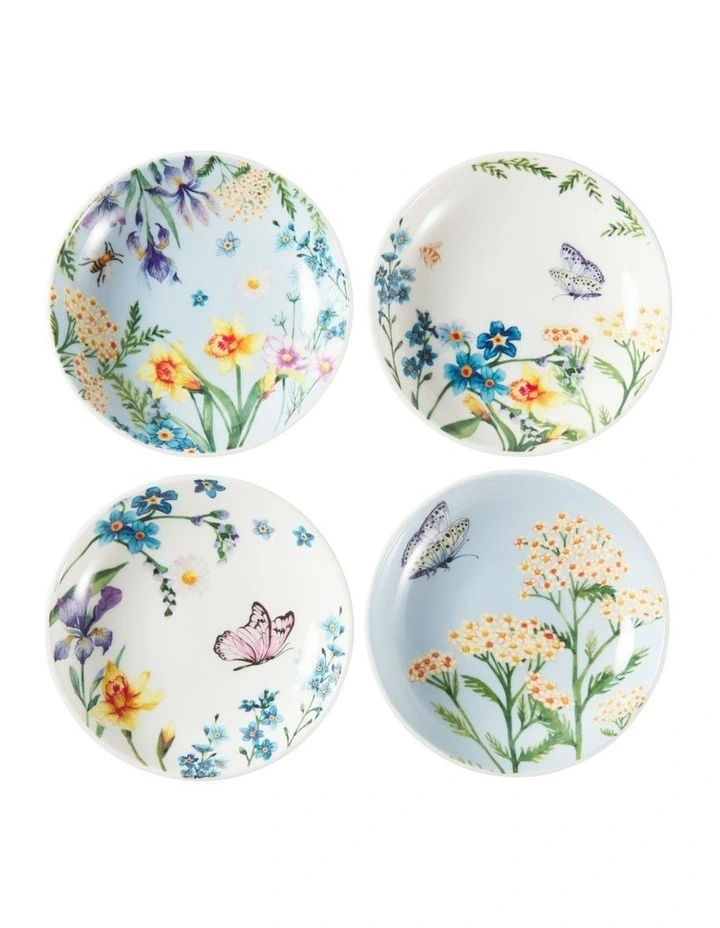 Fluttering Meadow Dish 12cm Set of 4 Assorted Gift Boxed image 1