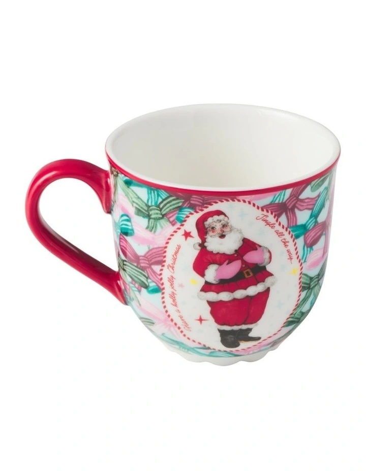 Fa la la Santa & Me Mug Set of 2 Gift Boxed image 3