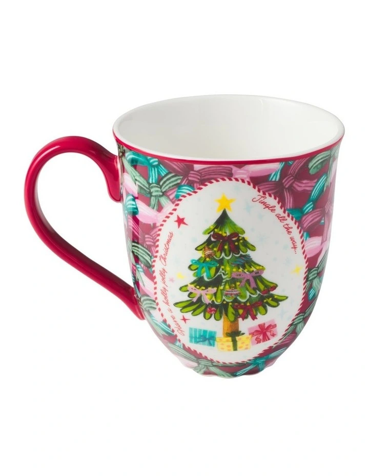 Fa la la Santa & Me Mug Set of 2 Gift Boxed image 4