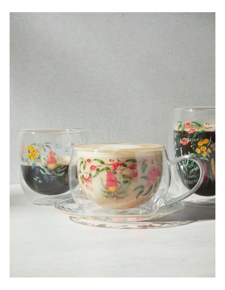 Blend Honey Wattle Cup & Saucer 270ML Set of 2 Gift Boxed image 4