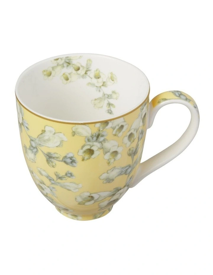 Royal Botanic Gardens Foxglove Coupe Mug 400ML Set of 4 Assorted Gift Boxed image 2