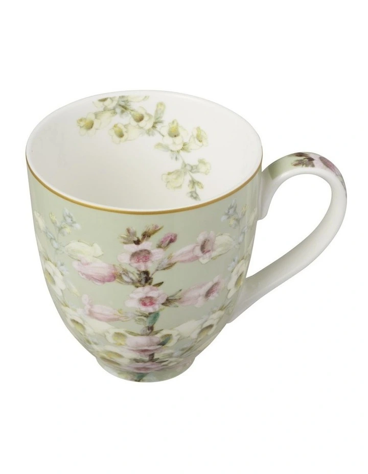 Royal Botanic Gardens Foxglove Coupe Mug 400ML Set of 4 Assorted Gift Boxed image 3