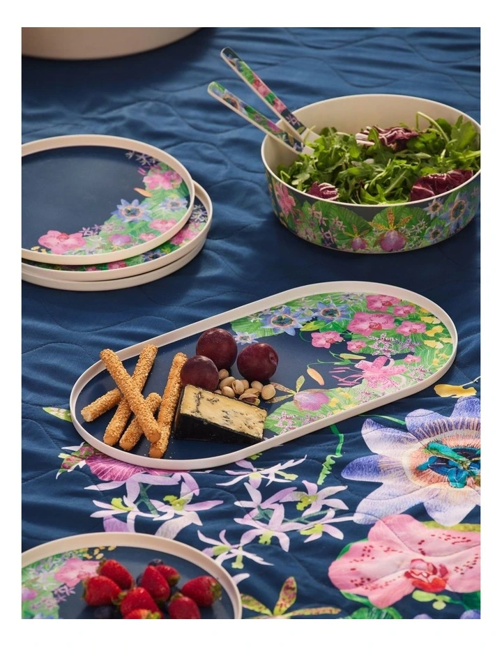 Tropical Twilight Melamine Plate 20x2cm Set of 4 image 5