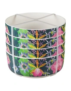 Tropical Twilight Melamine Bowls 16x6.5cm Set of 4