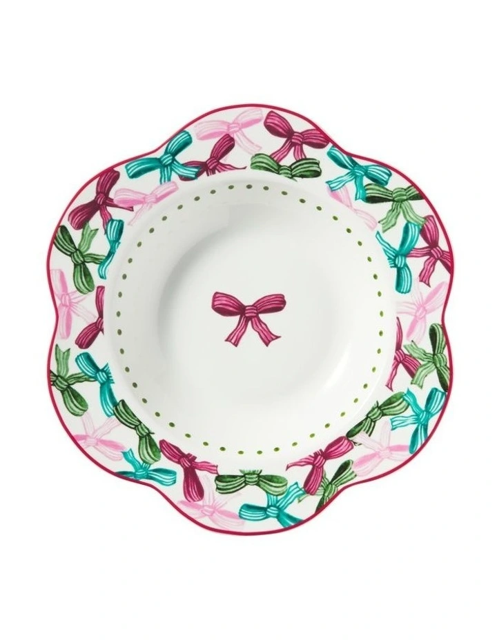 Fa la la Scallop Rim 12pc Dinner Set Gift Boxed image 4