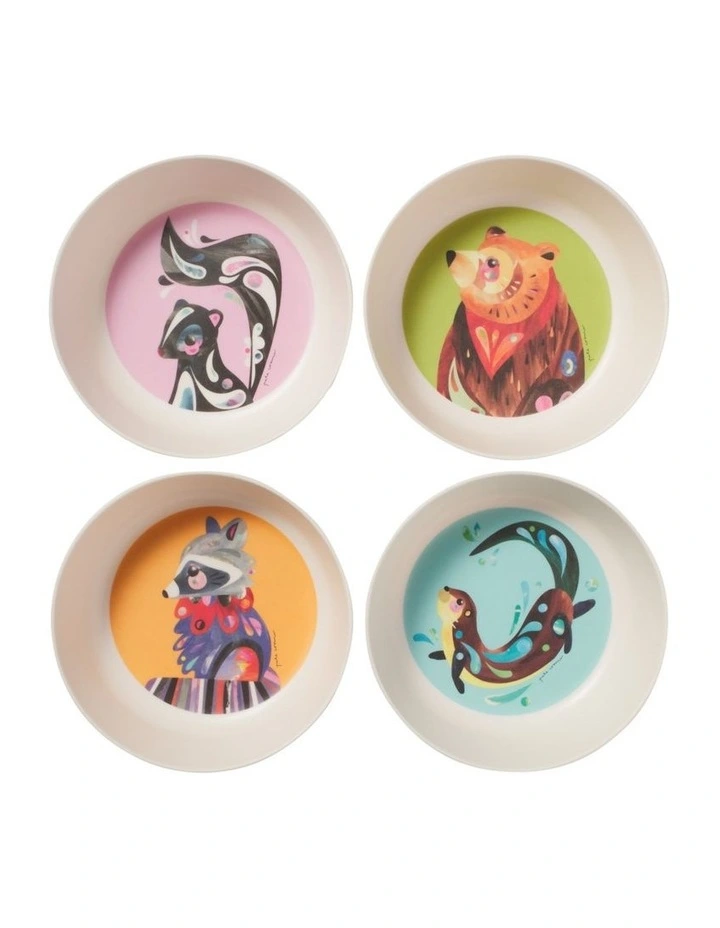 Pete Cromer Woodland Creatures Melamine Bowls 15x5cm Set of 4 Assorted Gift Boxed image 4