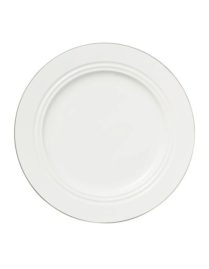 White Basics Edge Rim 12pc Dinner Set Gift Boxed image 3