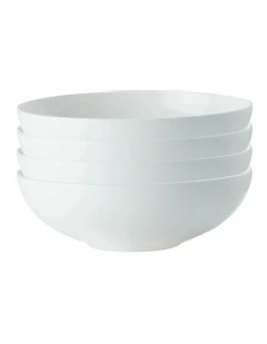 Cashmere Coupe Bowl 19cm Set of 4x in White