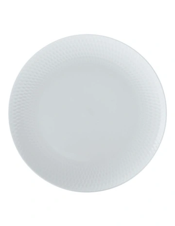 White Basics Diamonds Side Plate 18cm Set of 6 in White