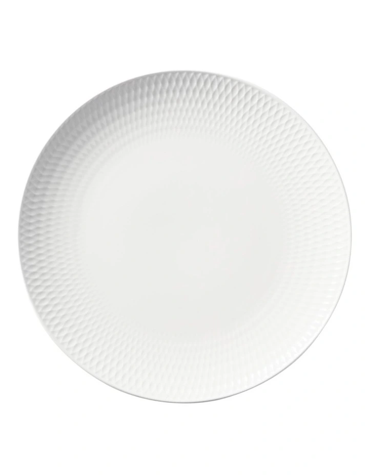 White Basics Diamonds Charger Plate 30cm in White image 1