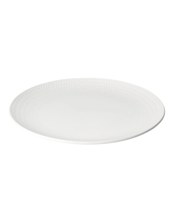White Basics Diamonds Charger Plate 30cm in White image 2