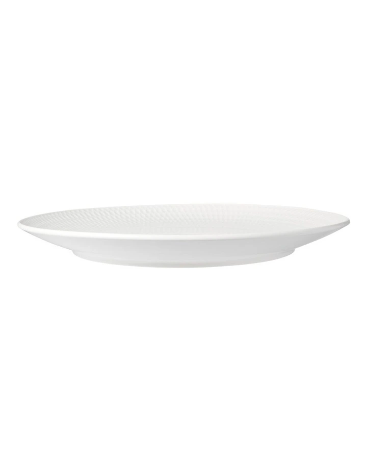 White Basics Diamonds Charger Plate 30cm in White image 3