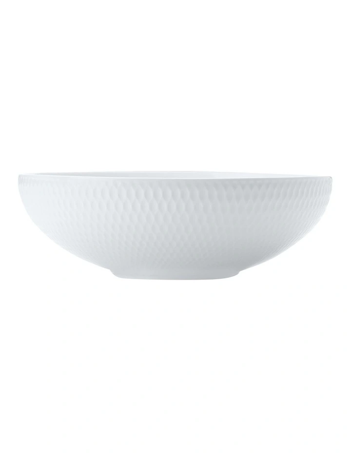 Diamonds Coupe Bowl 18.5cm Set of 3 in White image 2