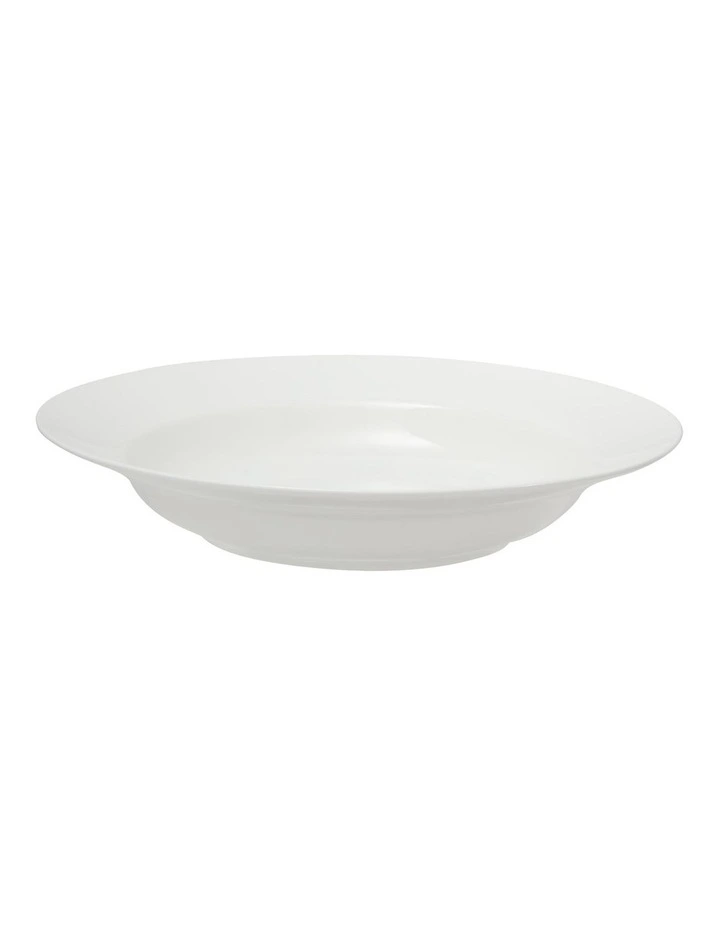 White Basics Rim Soup Bowl 23cm Set of 4 image 1