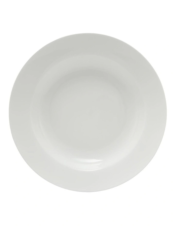 White Basics Rim Soup Bowl 23cm Set of 4 image 2