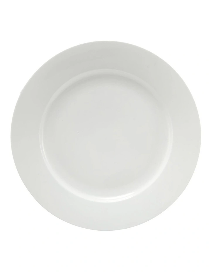 White Basics Rim Dinner Plate 27.5cm Set of 4 image 1