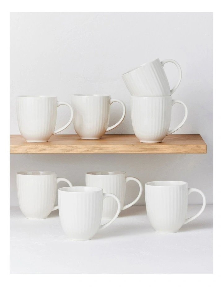 Radiance Mug 400ml Set of 8 Gift Boxed in White image 3