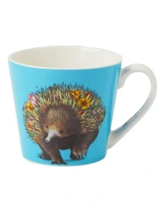 Marini Ferlazzo Wild Planet Mug 370ml Echidna Puggle Gift Boxed in Multi