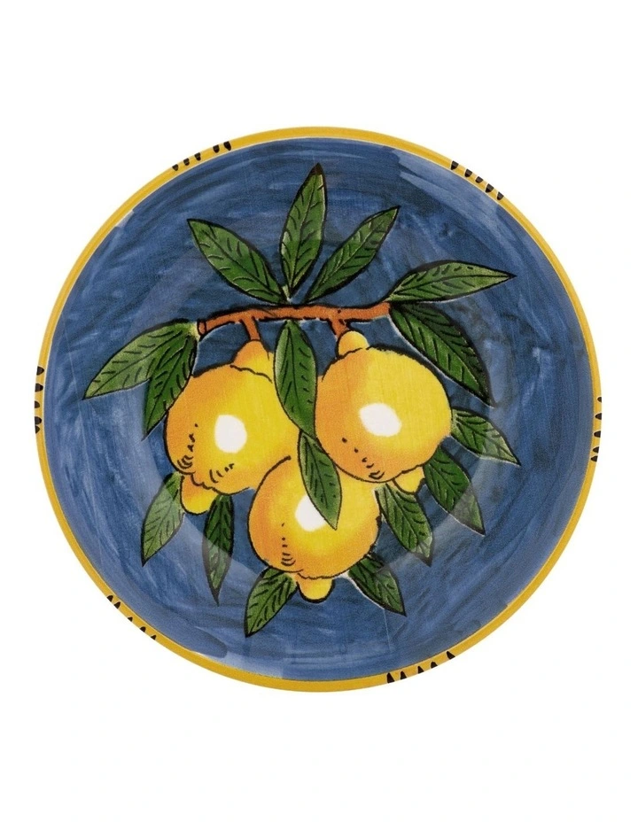 Ceramica Salerno Limone Pasta Bowl 21cm in Blue image 2