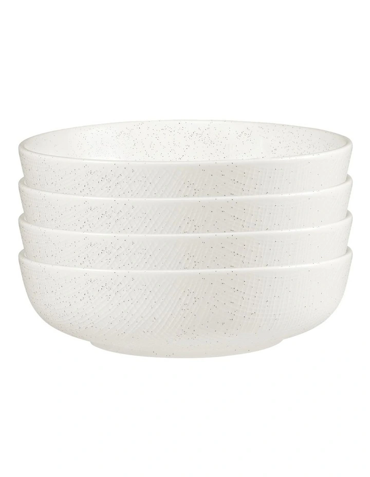 Onni Pasta Bowl 22x6cm in Speckle White image 1