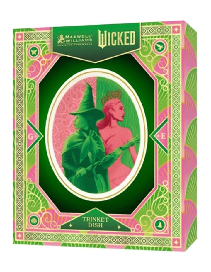 Wicked Magical Trinket Dish 11.5cm Pink & Green Forever Gift Boxed image 3
