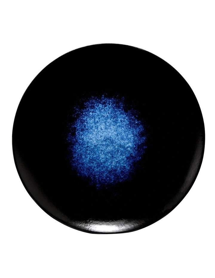 Caviar Midnight Coupe Plate 15cm in Black/Blue image 1