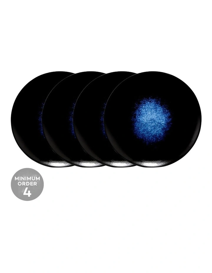 Caviar Midnight Coupe Plate 15cm in Black/Blue image 3