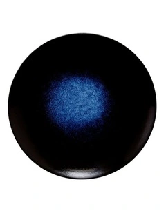 Caviar Midnight Coupe Plate 20cm in Black/Blue