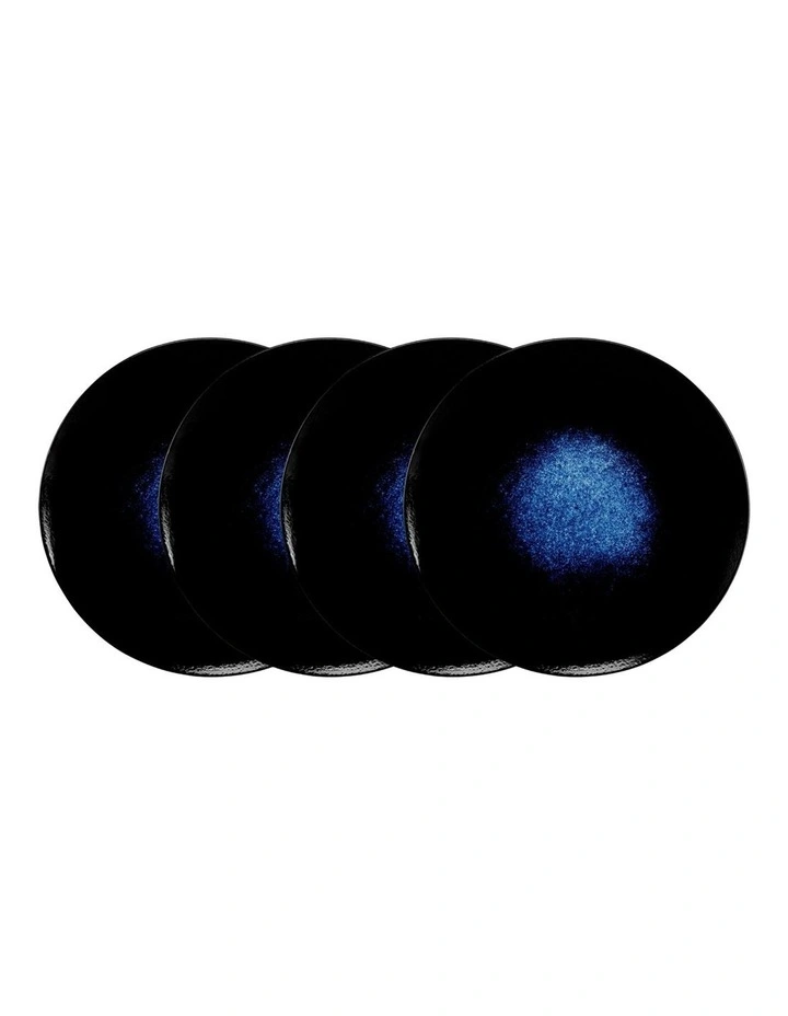 Caviar Midnight Coupe Plate 27.5cm in Black/Blue image 2