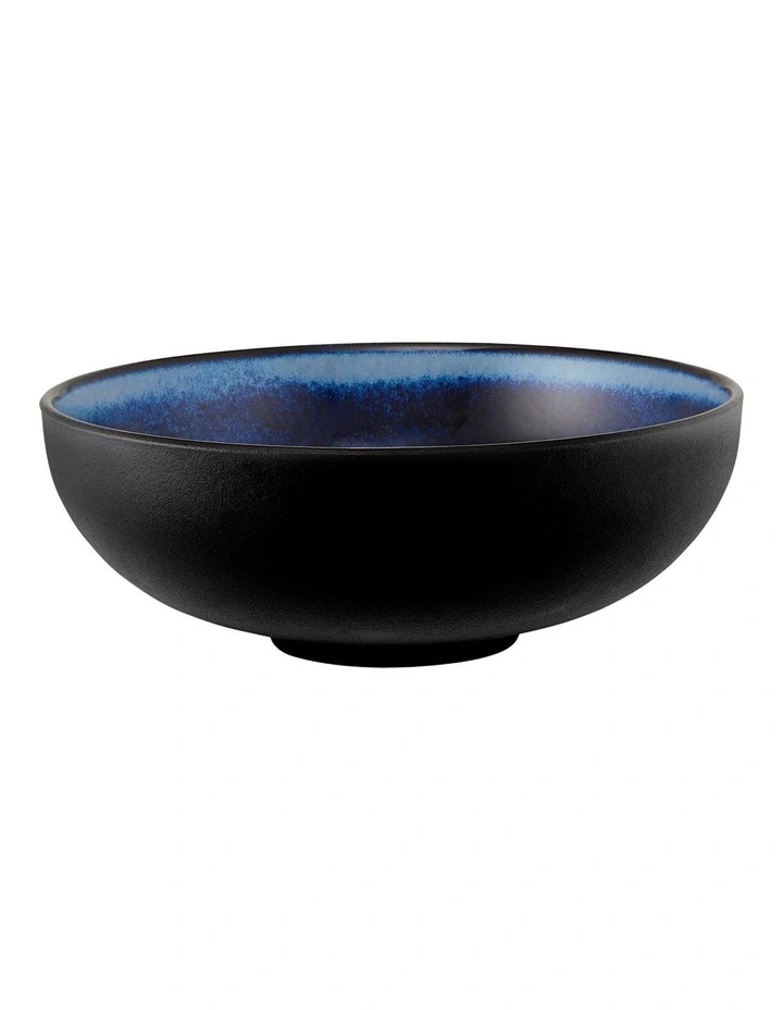 Caviar Midnight Coupe Bowl 15.5x6cm in Black/Blue image 1